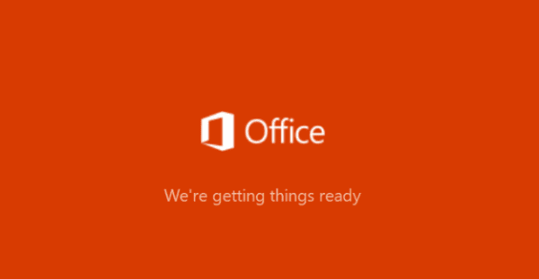 How to fix office 365 Stuck on We’re getting things ready.